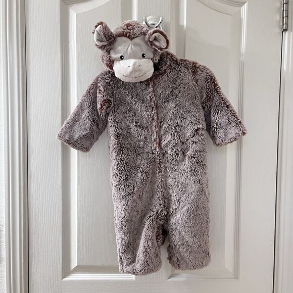 Pottery Barn Kids Baby Monkey Costume Halloween PBK Size 6-12 Months - Picture 2 of 14